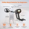 Adjustable Metal Detector for Adults and Kids - Uncover Hidden Treasures with 3 Audio Tone Modes, Waterproof Coil, and Larger Back-lit LCD Display - MMD02 - Image 4