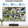 H.265+ 5MP PoE Home Security Camera System - 24/7 Surveillance with 2K Resolution, Advanced Compression, and Remote Access - Image 4