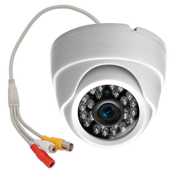 Vanxse® CCTV 24ir LEDs 1/3 CCD 800tvl Indoor Dome Audio Camera – Crystal Clear Surveillance Day and Night