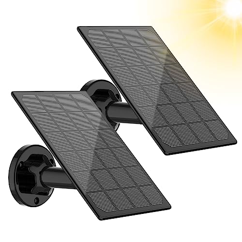 Effortless Charging with Startvision Solar Panel for Wireless Outdoor Security Camera – Uninterrupted Power for Your Surveillance Needs (2 Pack)