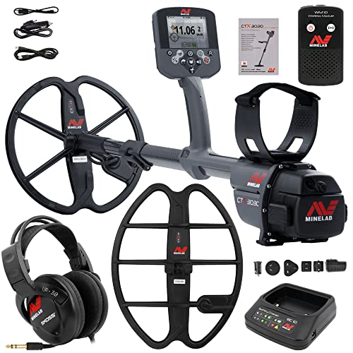 Minelab CTX 3030 Waterproof Metal Detector Special – 17" Smart Coil and Advanced Accessories