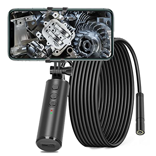 Wireless Endoscope Camera - 1080P, IP68 Waterproof, Perfect for iPhone & Android (16.4FT)