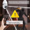 1080P Light Bulb Security Camera – Ultimate Protection with Motion Detection & Night Vision (2Pack) - Image 3