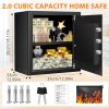 Guardian 2.0 Cu ft Home Safe - Fireproof, Waterproof, and Anti-Theft Security for Your Valuables - Combination Lock with Dual Alarm System - Image 4