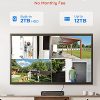 5MP PoE Security Camera System - Smart Person/Vehicle Detection, 8CH NVR, 2TB HDD, Night Vision - RLK8-410B4-5MP Black - Image 5