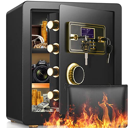 2.3 Cub Home Safe - Fireproof, Waterproof, and Equipped with Advanced Security Features