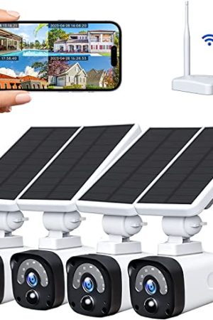 Camcamp 2.5K Wireless Solar Security Camera - Forever Power, 100% Wire-Free, Night Vision, 2-Way Talk, PIR Motion Detection, Waterproof