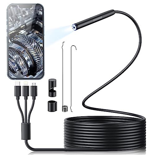 1920P HD Endoscope Camera with 6 LED Lights
