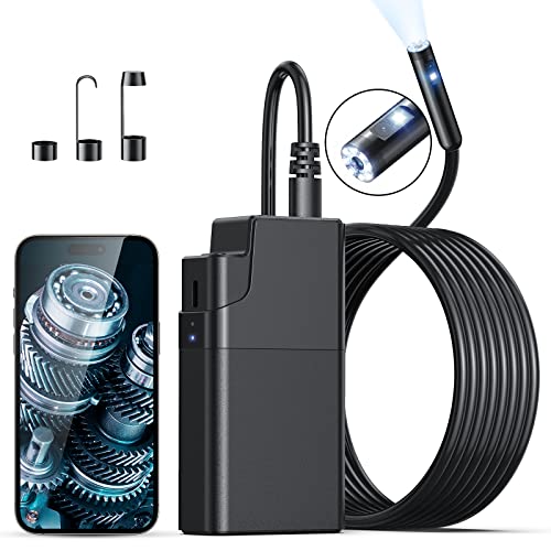 Wireless Endoscope - 2560P HD Resolution and Dual Lens for Ultimate Inspection Precision