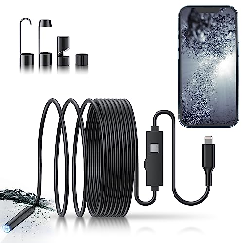 Endoscope Camera with Light - 1920P HD Bore Scope for Precision Inspections!