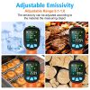 MESTEK Infrared Thermometer -58℉~1472℉ Color LCD Screen, K Probe Digital Laser IR Temp Gun - Image 4
