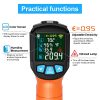 MESTEK Infrared Thermometer -58℉~1472℉ Color LCD Screen, K Probe Digital Laser IR Temp Gun - Image 5