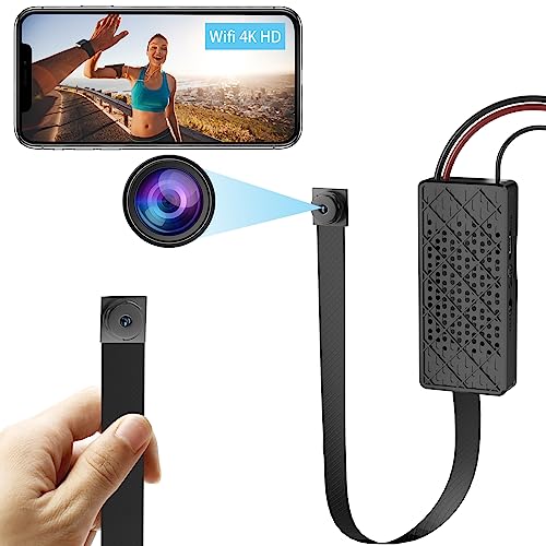 Gellisleft Mini Spy Hidden Camera - DIY 1080P HD Wireless Nanny Cam for Home Security, Secret Surveillance with Motion Detection and Night Vision