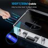 LikeCoo Sewer Camera 100ft | 2023 NEW Sewer Inspection Camera with 9-inch LCD Monitor and DVR Function | Drain Camera 720P IP68 Inspection Camera - Image 5