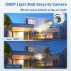 1080P Light Bulb Security Camera – Ultimate Protection with Motion Detection & Night Vision (2Pack) - Image 2