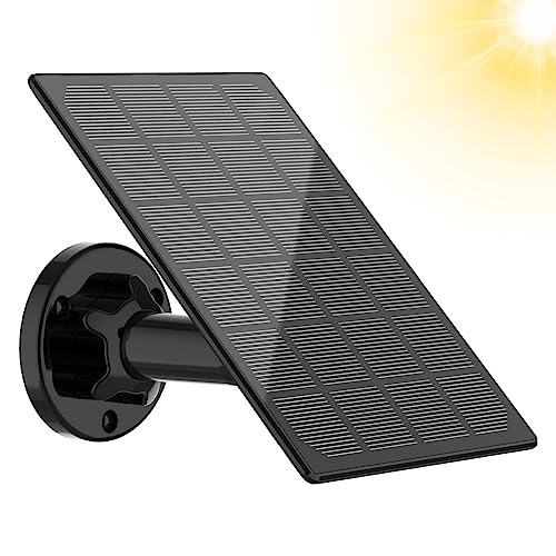 StartVision Solar Panel for Rechargeable Battery Outdoor Camera | Waterproof Solar Charger | 5V 3.5W Micro USB Port