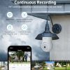 LaView 4MP Bulb Security Camera 2-Pack: 360° 2K Wireless Surveillance, Color Night Vision, Motion Tracking, Audible Alarm - Image 4