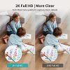 2K Light Bulb Security Camera - 360° Wi-Fi, Color Night Vision, Motion Alerts, Auto Tracking, SD & Cloud Storage, Alexa Compatible - Image 4