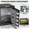 Kavey 2.0 Cub Fireproof Safe – Featuring Hidden Compartment, Dual Alarm, and LCD Touch Screen Innovation - Image 3