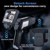 HantSkop Dual Lens Endoscope Camera with Detachable IPS Color Screen, 1080P Dual-Lens, and 16.5FT Waterproof Cable - Image 5