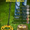 Discover Hidden Treasures with RM RICOMAX Metal Detectors for Adults - Professional Gold Detector with IP68 Waterproof 10" Search Coil, Enhanced Accuracy, and Adjustable LCD Display with Headphones - Image 3