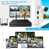2-Way Audio Dual Antennas Outdoor Security Camera System Wireless with Monitor - Image 8