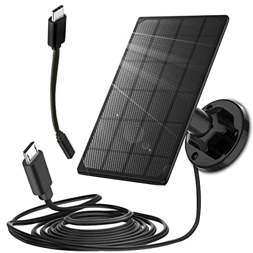 Solar Panel Charger for Security Cameras - Uninterrupted Power
