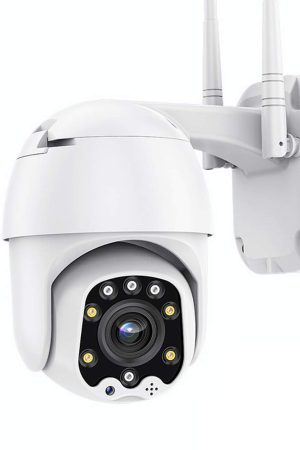 Alptop Outdoor PTZ WiFi IP Security Camera: 1080P, Motion Detection, Two-Way Audio
