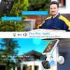 OOSSXX Solar Battery Security Camera - 2 Packs of Solar Powered Wireless Cameras with Rechargeable Battery, 3.0MP, Two-Way Audio - Image 2