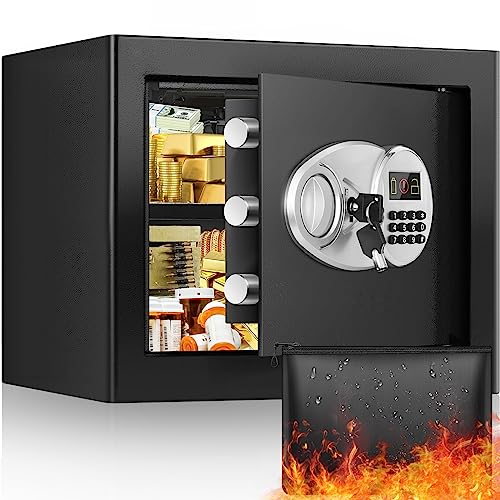 Digital Home Security Safe Box with LCD Keypad Key