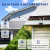 Solar Security Camera Wireless Outdoor - Pan Tilt 360°, 2MP Solar Powered Camera & Battery Powered with 98ft Night Vision - Image 2