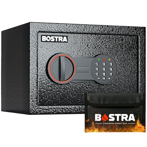 Bostra Fireproof Safe: Intelligent Light Design, Double Protection, and Easy Concealment