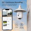 2K Light Bulb Security Camera - 360° Wi-Fi, Color Night Vision, Motion Alerts, Auto Tracking, SD & Cloud Storage, Alexa Compatible - Image 7