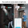 Wireless Solar Outdoor Home Security Camera - 360° View, Full Color Night Vision, PIR Motion Detection, 1080P HD, 64G SD Card 🌞🏡 - Image 4
