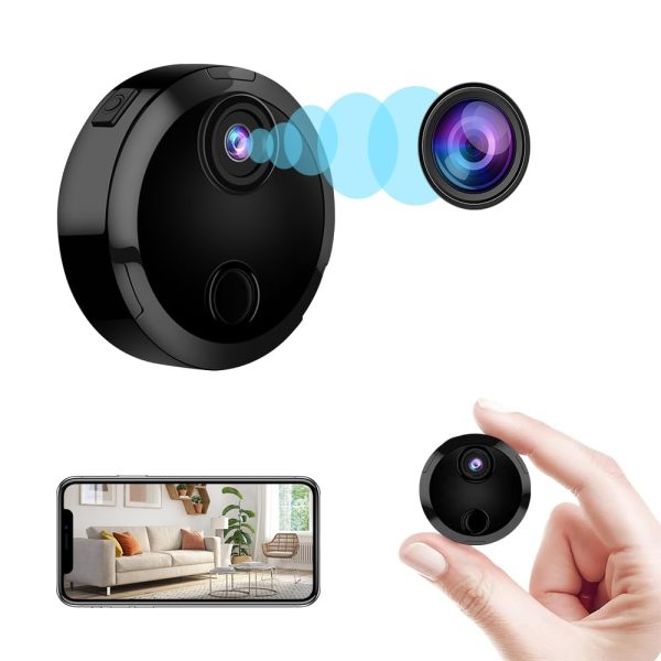 Hidden Camera - Spy Camera - Micro Camera - Mini Camera - Nanny Cam - Full HD Surveillance Camera with Night Vision
