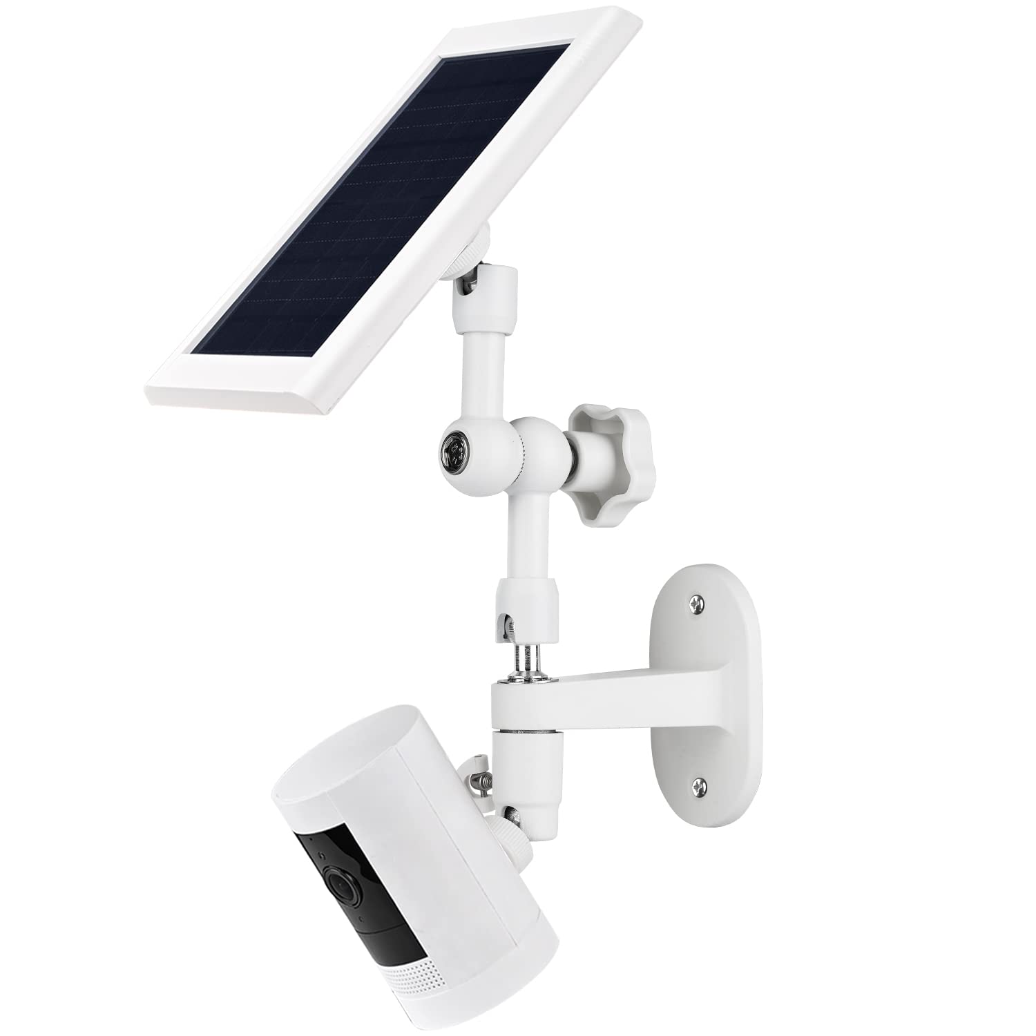Optimize Sunlight Exposure with 2-in-1 Wall Mount for Ring Solar Panel and Cameras