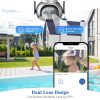 Ctronics Dual Lens Outdoor WiFi Camera – 6X Hybrid Zoom, Auto Tracking, Color Night Vision, 2-Way Talk - Image 2