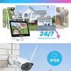 2K All-in-One Wireless Security Camera System - 12.5in LCD Monitor, 8PCS 3MP Cameras, 2TB HDD, Color Night Vision, Smart Alerts, 24/7 Recording - Image 7