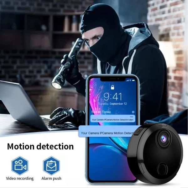 Hidden Camera - Spy Camera - Micro Camera - Mini Camera - Nanny Cam - Full HD Surveillance Camera with Night Vision