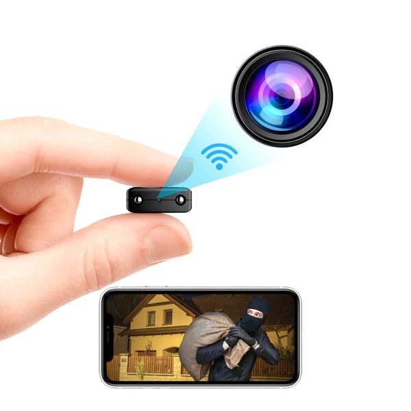 Xpvezl Smallest Smart Home Wireless Camera - Ultimate Security with 1080P HD, Motion Detection, Night Vision, and App Control
