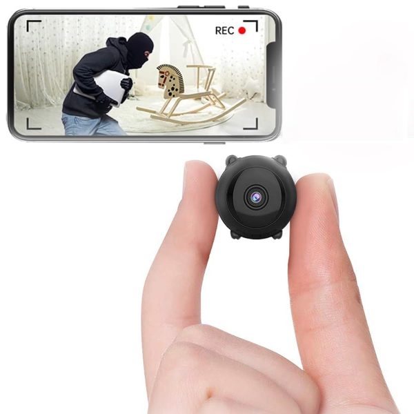 SETBUTU Mini Spy Camera WiFi - 4K HD Nanny Cam for 1080P Home Surveillance with Motion Detection and Night Vision
