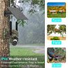 SOLIOM S50 4G Cellular Trail Camera: Wireless Outdoor Security with Solar Panel, Pan Tilt 355° View, 2K HD, Night Vision - Image 4