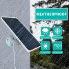 DIANMU Solar Panel: Ultimate Power Solution for Ring Spotlight Cam Plus/Pro (Battery), EufyCam 3C/2C Pro/2 Pro/E/SoloCam E40/E20 - Image 6