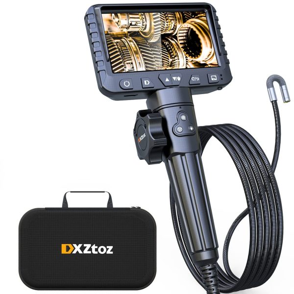 DXZtoz Two-Way Articulating Borescope - Ideal for Automotive and Aircraft Inspections - 5.5FT Reach