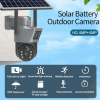 4K 8MP Solar-Powered Security Camera with 256GB Memory, IP66 Waterproof Rating, and Two-Way Audio for Enhanced Outdoor Surveillance.