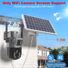 Advanced 4K Solar-Powered Security Camera with 256GB Memory – IP66 Waterproof Surveillance for Outdoor Protection - Image 4