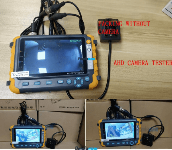 IV8W CCTV Tester Monitor for 8MP AHD/TVI/CVI Camera Testing with HDMI Input and PTZ Control