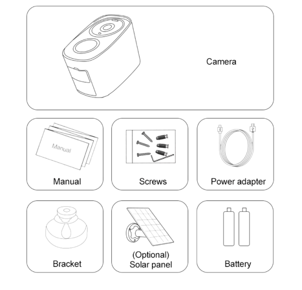 Solar-Powered Outdoor Security Camera with Full-Color Night Vision